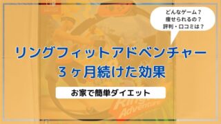 リングフィットアドベンチャー 3ヶ月続けた効果 体験談 オオカミの音